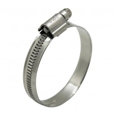 Abrazadera de manguera con tornillo sin fin en relieve - DIN3017 tipo "FE"